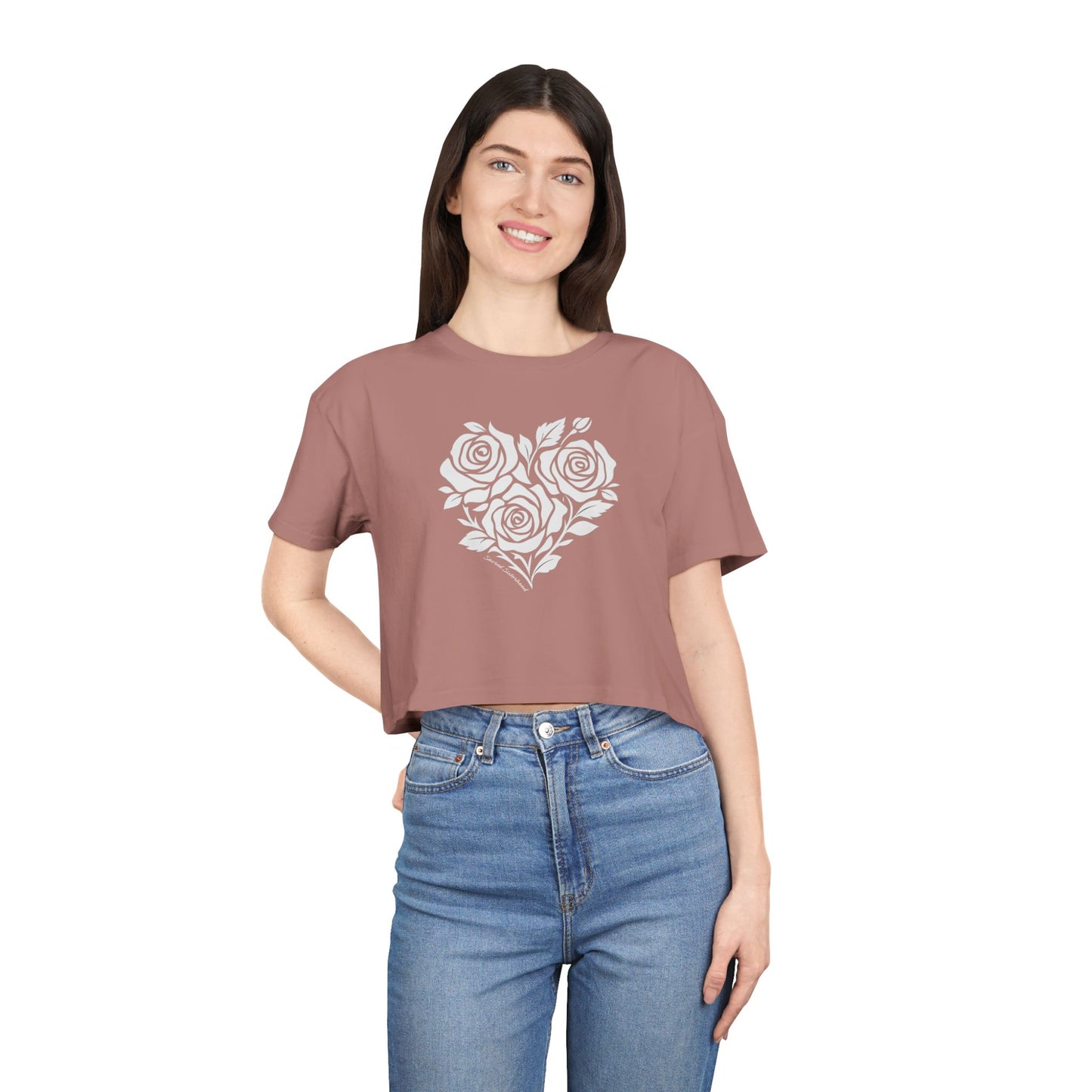 Sacred Sisterhood Rose Heart Tee – Divine Feminine Awakening - Stylish Summer Top, Valentine's Gift, Casual Wear, Trendy Shirt, Cute Outfit
