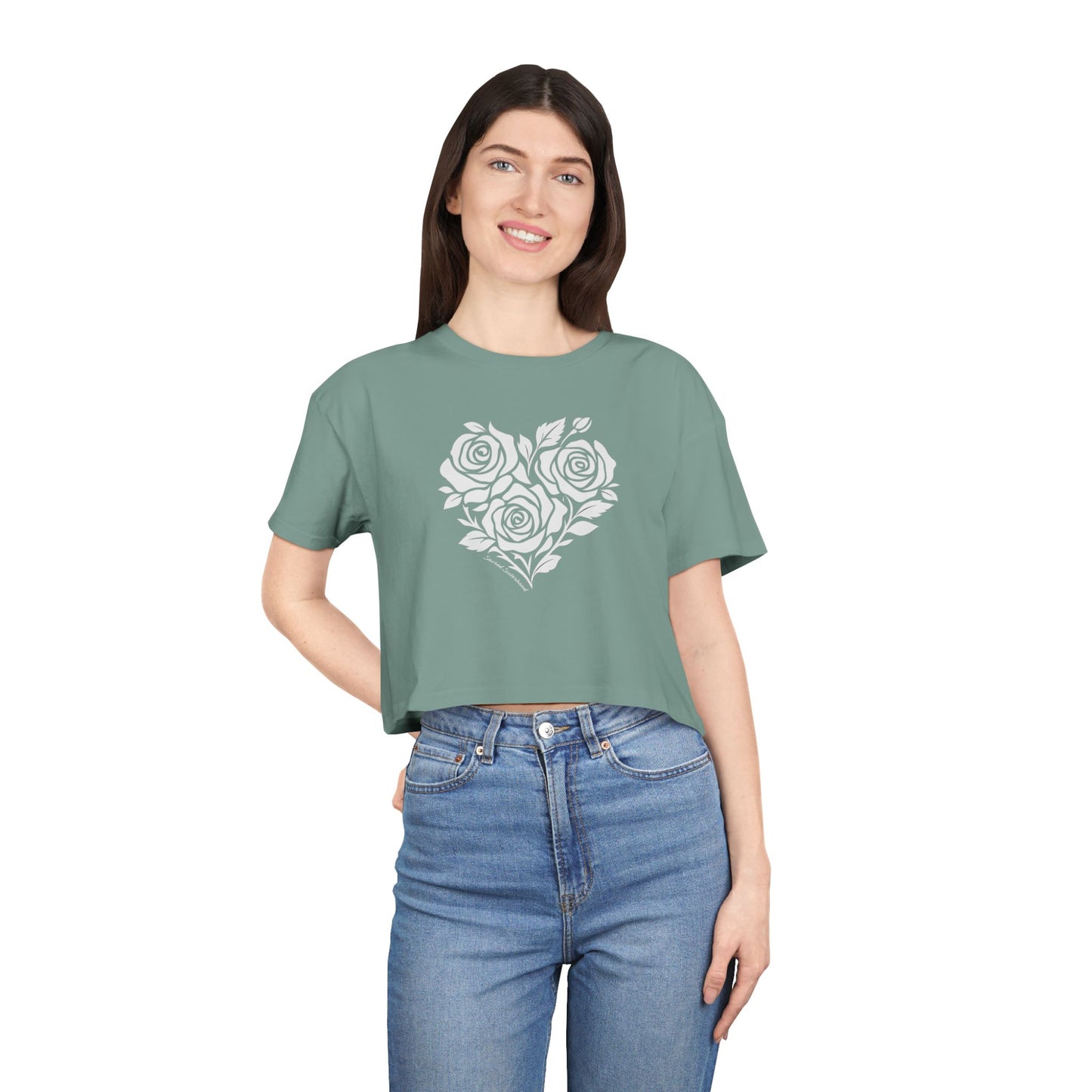Sacred Sisterhood Rose Heart Tee – Divine Feminine Awakening - Stylish Summer Top, Valentine's Gift, Casual Wear, Trendy Shirt, Cute Outfit
