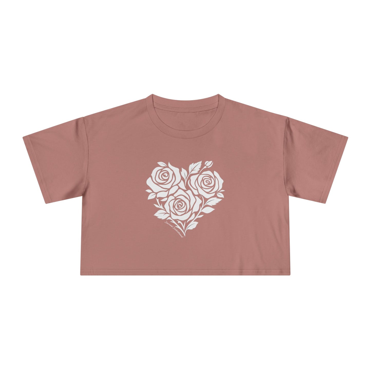 Sacred Sisterhood Rose Heart Tee – Divine Feminine Awakening - Stylish Summer Top, Valentine's Gift, Casual Wear, Trendy Shirt, Cute Outfit