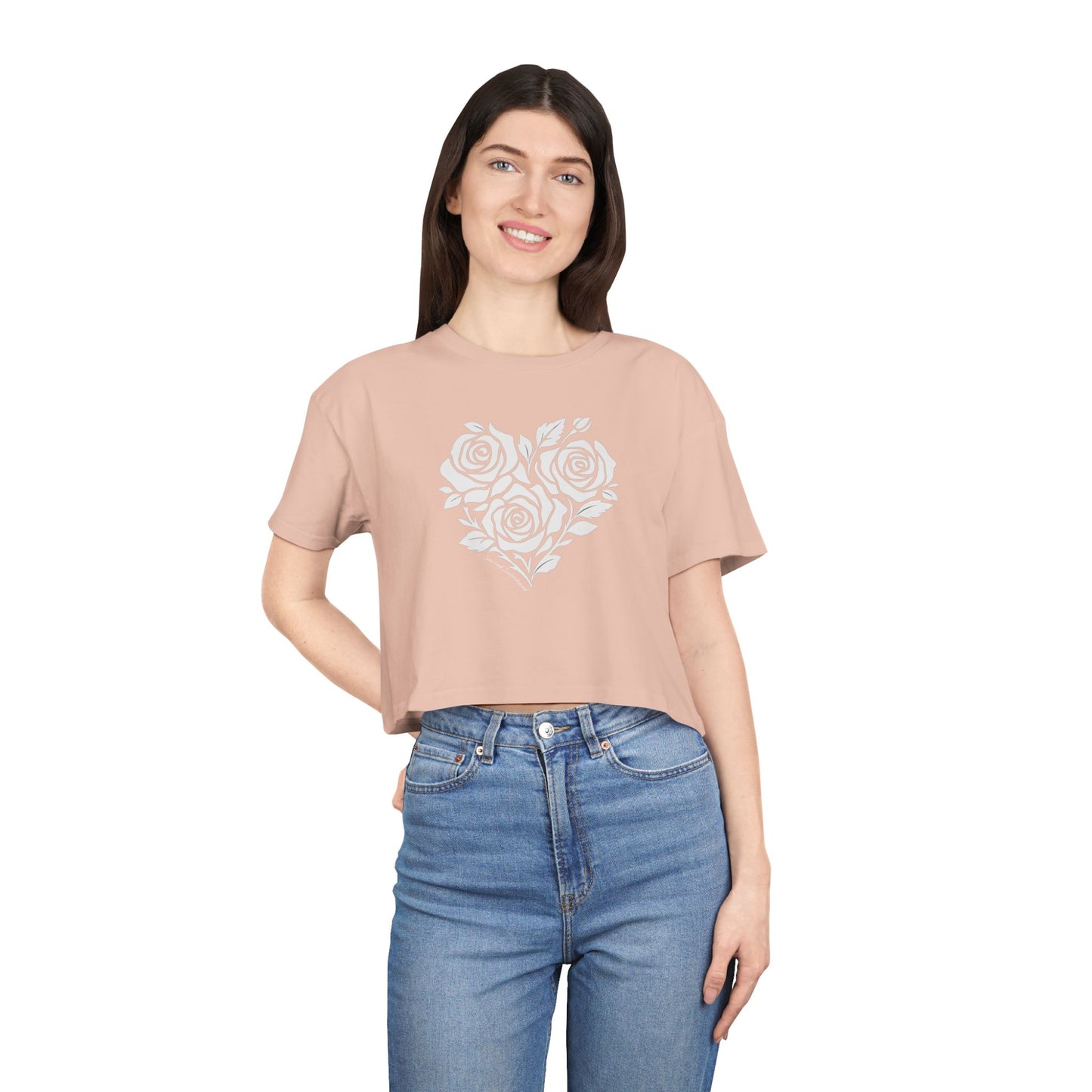 Sacred Sisterhood Rose Heart Tee – Divine Feminine Awakening - Stylish Summer Top, Valentine's Gift, Casual Wear, Trendy Shirt, Cute Outfit