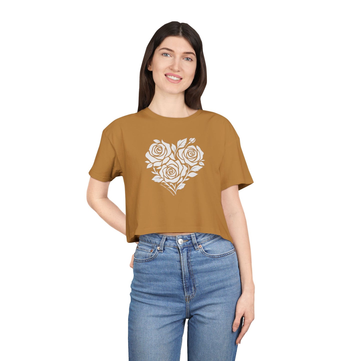 Sacred Sisterhood Rose Heart Tee – Divine Feminine Awakening - Stylish Summer Top, Valentine's Gift, Casual Wear, Trendy Shirt, Cute Outfit