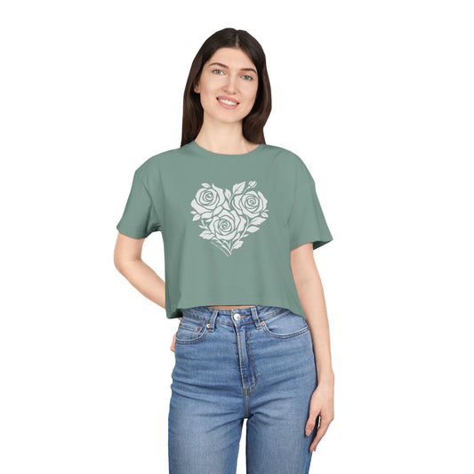 Sacred Sisterhood Rose Heart Tee – Divine Feminine Awakening - Stylish Summer Top, Valentine's Gift, Casual Wear, Trendy Shirt, Cute Outfit